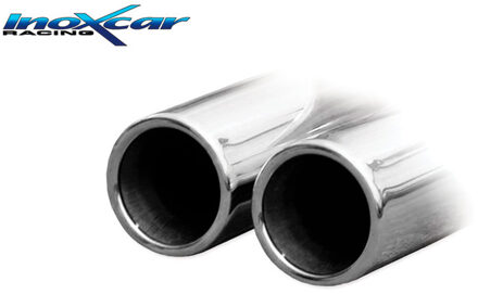 Volkswagen 100% RVS Sportuitlaat passend voor Volkswagen Polo (AW) 2.0 GTI 200pk 2017- 2x80mm IXWPO2480