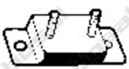 Volkswagen Aanslagrubber, demper