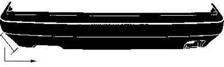 Volkswagen Achterbumper Compleet 8/89+ incl. onderspoiler 5813542