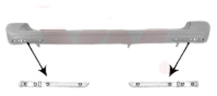 Volkswagen ACHTERBUMPER Primer model vanaf 5/2012- 5897546