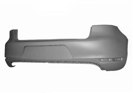 Volkswagen ACHTERBUMPER zonder PDC-GATEN 5765544