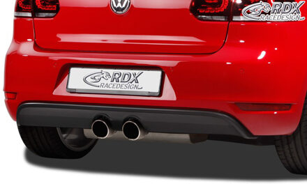 Volkswagen Achterbumperskirt (Diffuser) passend voor Volkswagen Golf VI GTI/ GTD 2007-2013 (GFK) RDRVW28