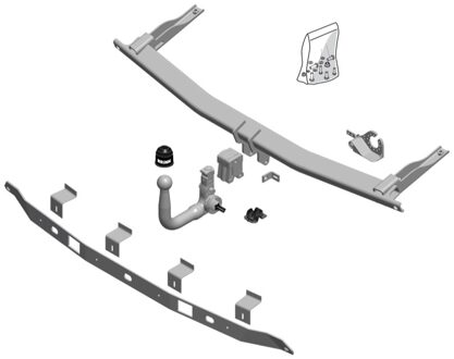 Volkswagen Afneembare trekhaak, BMU kogel 606100
