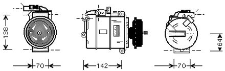 Volkswagen AIRCO COMPRESSOR 2.5 TDi Zonder Vrijloop