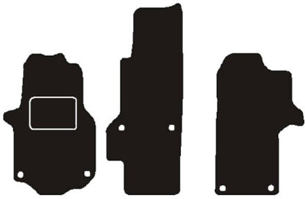 Volkswagen Automatten passend voor Volkswagen Crafter II stoeluitvoering 2017- MSN1366128