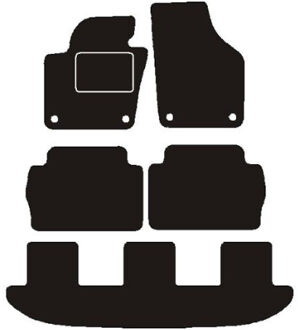 Volkswagen Automatten voor vw sharan ii 7-pers. 2010 -> MSN1360850