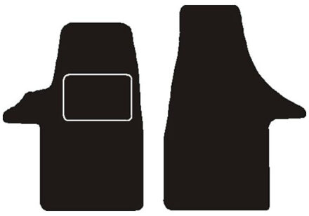 Volkswagen Automatten voor vw transporter t5-t6 voormat 2 delig 2003-> MSN1366193