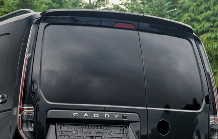 Volkswagen AutoStyle Dakspoiler passend voor Volkswagen Caddy V Box/MPV 2020- (met 2 achterdeuren) (ABS Glanzen TSVW172