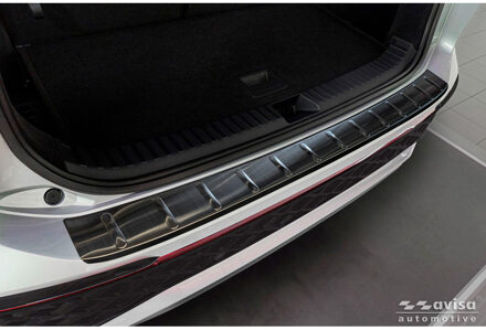 Volkswagen Avisa Zwart RVS Achterbumperprotector passend voor Volkswagen Tayron 2024- 'Ribs' AV245116