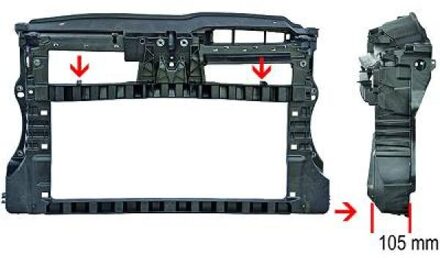 Volkswagen Bekleding voorpaneel 2215002