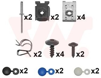 Volkswagen bevestingen achterbumper 5894793