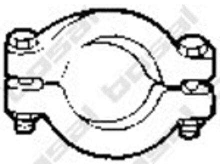 Volkswagen Bosal Uitlaatklem 254300