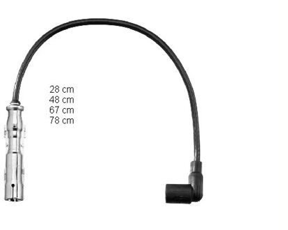 Volkswagen Bougiekabelset