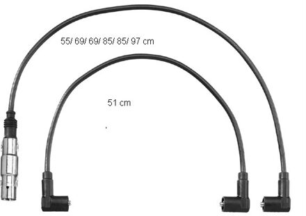 Volkswagen Bougiekabelset