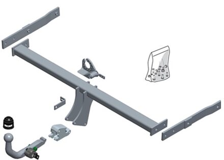 Volkswagen Brink Afneembare Trekhaak (RMC) + kabelset 603845