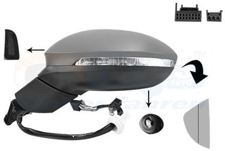 Volkswagen Buitenspiegel * HAGUS * 5711817