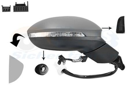 Volkswagen Buitenspiegel * HAGUS * 5711828