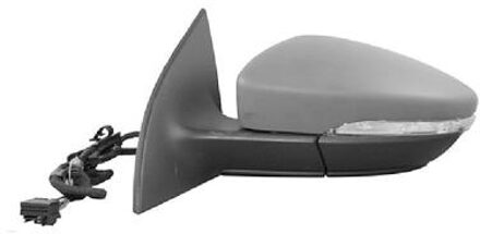 Volkswagen Buitenspiegel links elektrisch Primer,Verwarmd,Asf,6Pin