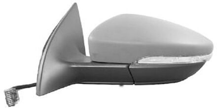 Volkswagen Buitenspiegel links elektrisch Primer,Verwarmd,ASP,6Pin