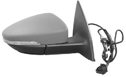 Volkswagen Buitenspiegel rechts elektrisch Primer,Verwarmd 6pin