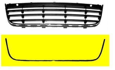 Volkswagen BUMPERGRILL ONDER Chroom lijst