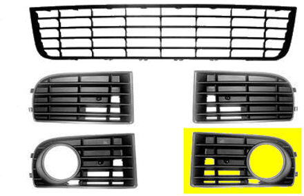Volkswagen BUMPERGRILL ONDER LINKS Benzine met MISTLICHTGAT 5894593