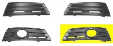 Volkswagen BUMPERGRILL ONDER LINKS met MISTLICHTGAT 5841593