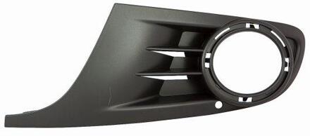 Volkswagen BUMPERGRILL ONDER LINKS met MISTLICHTGAT ZWART/Chroom 5863593