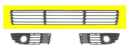 Volkswagen Bumpergrill Onder Midden 5837590