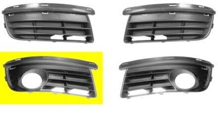 Volkswagen BUMPERGRILL ONDER RECHTS met MISTLICHTGAT 5886594