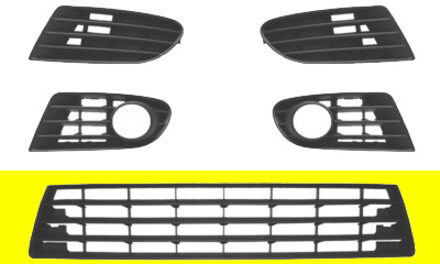 Volkswagen BUMPERGRILL ONDER (tot 2009) 5895590