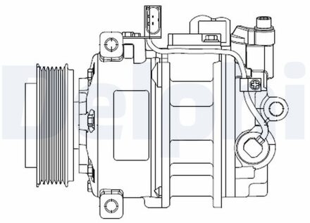 Volkswagen Compressor, airconditioning CS20522