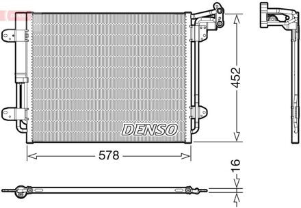 Volkswagen Condensor, airconditioning DCN32067