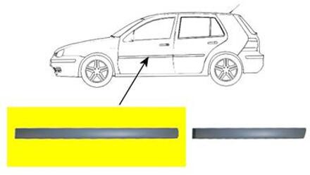 Volkswagen DEURSIERLIJST LINKS (4/5-deurs) PRIMER 5888403