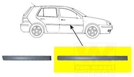 Volkswagen DEURSIERLIJST RECHTS (4/5-deurs) PRIMER 5888404