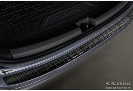 Volkswagen Echt 3D Carbon Bumper beschermer passend voor Volkswagen Taigo 2021- 'Ribs' AV249301