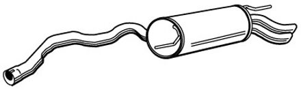 Volkswagen Einddemper 22722