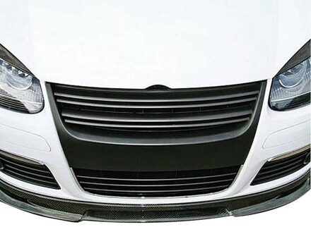 Volkswagen Embleemloze GT-Look Grill passend voor Volkswagen Golf V GTi/GT 2003-2008 + Jetta 2005-2010