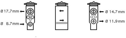 Volkswagen Expansieventiel 58001113