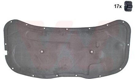 Volkswagen geluidsbekledingmotorkap 5827460