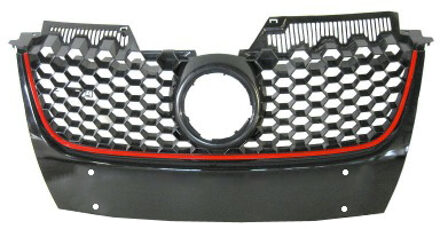 Volkswagen GRILL GTi ZWART/Rood