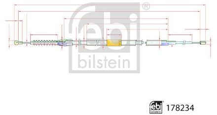Volkswagen handremkabel 178234