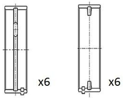 Volkswagen Hoofdlager BM1062STD