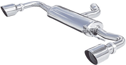 Volkswagen InoxCar uitlaat passend voor Volkswagen Beetle 2.0 TFSI 200pk 2012- Ø 65 1x102mm Racing IXWMAG01102R