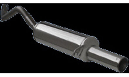 Volkswagen InoxCar uitlaat passend voor Volkswagen Golf IV 1.8 20v (125pk) 1997- 80mm IXWGO2180