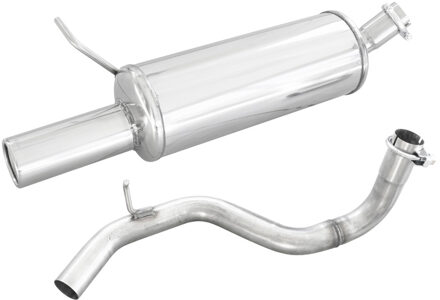 Volkswagen InoxCar uitlaat passend voor Volkswagen Golf IV 1.9 TDi (150pk) 80mm IXWGO3080