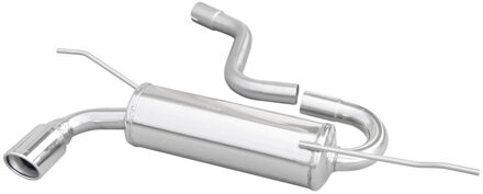 Volkswagen InoxCar uitlaat passend voor Volkswagen Golf V 1.9 TDI 105pk 2004- Ø 55 1x90mm X-Race IXWGO32XR90