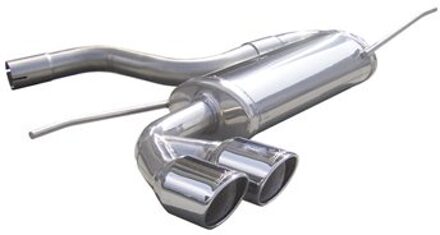 Volkswagen InoxCar uitlaat passend voor Volkswagen Golf VI 1.4 TSi (122pk) 2008- 2x80mm X-Race IXWGO42XR80