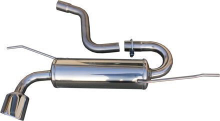 Volkswagen InoxCar uitlaat passend voor Volkswagen Golf VI 2.0TDi GTD (170pk) 2009- 120x80mm Oblique IXWGO43SB