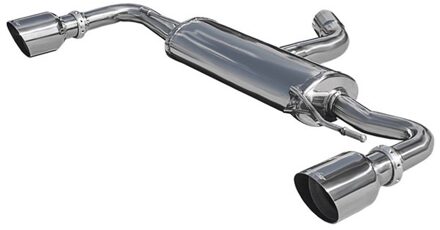 Volkswagen InoxCar uitlaat passend voor Volkswagen Golf VI GTi 2.0TSi (210pk) 2009- Links/Rechts 102 IXWGO40102R